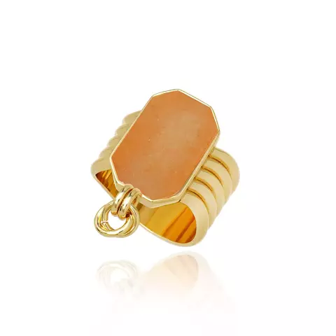 Anel Aros Peach Laranja - Icons - Cristina Sabatini