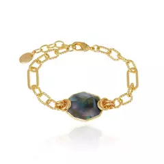 Pulseira Elos Peach Abalone - Icons - Cristina Sabatini