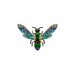 Broche Vespa Imã Ouro - Carmem&Co.