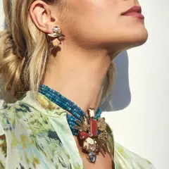Brinco Delicado Folha Prata Velha - Macela | Camila Klein - comprar online
