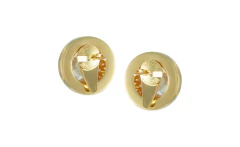 Brinco Bola Cristal Ouro - Ravello - Gold Skill - comprar online