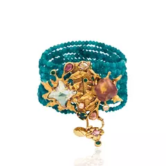 Pulseira Conceito Azul Ouro Velho - Malva - Camila Klein