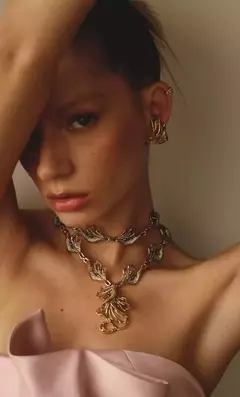 Chocker Algas Ouro Vintage - Le Sirenuse - Claudia Arbex - comprar online