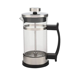 Cafetera Embolo Prensa Francesa Acero Brillante Manual 600ml