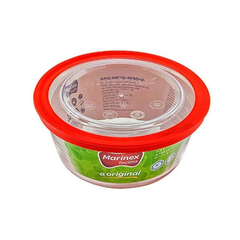 Contenedor Redondo Tapa Marinex Facilita 1,2 Lt