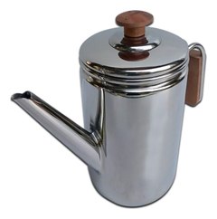 Cafetera Acero Mango Madera Gamuza 1,25 Lt Pettish Online en internet