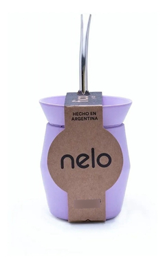 Mate Nelo Fico Con Bombilla Lavanda Pettish Online en internet