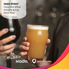 Kit Set Cervecero Especial Nadir 6 Vaso Ideal Cerveza Color Transparente - Pettish Bazar