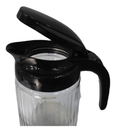 Jarra Vidrio Jugo Agua 1,5lt Con Tapa Pettish Online - comprar online