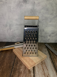 Rallador De Queso Manual 4 Caras Acero Inox. Pettish Online en internet