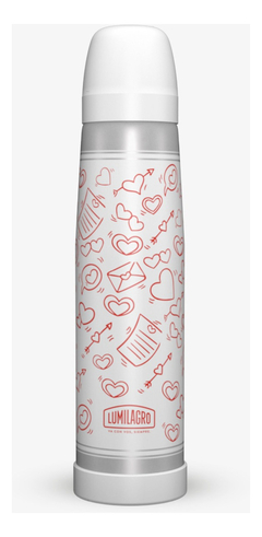 Termo Lumilagro Luminox De Acero Inoxidable Amores Pettish - tienda online