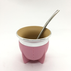 Mate Pampa Bombilla Colores Boca Ancha Pettish Online en internet