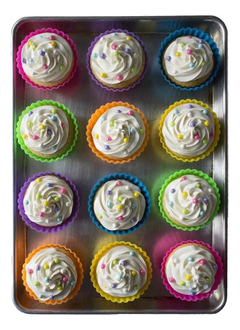 Imagen de Molde Muffin X4 Silicona Color Pettish Online