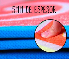 Alfombra Infantil Anti Golpes Bebe 100 Cm X 180 Cm Pettish en internet