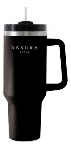 Imagen de Vaso Termico Sakura Adventure Acero Con Bombilla 1,18lt