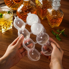 Imagen de Cubetera Para Hielo Esferas Whisky Molde Plastica Pettish