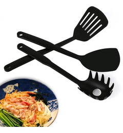 Set Utensilios De Cocina Cucharon X6 Nylon