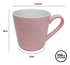 Taza Jarro Mugg Cerámica Color Opaco 350ml Pettish Online en internet