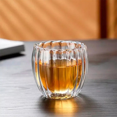 2 Tazas Larhaus Barista Doppio Jarro Vaso Doble Vidrio 250cc Color Transparente - comprar online