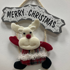 Corona Navidad Adorno Papa Noel Puerta Fiesta Pettish Online - Pettish Bazar