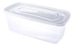 Contenedores x2 Hermeticos Rectangular Alto Plasutil - comprar online