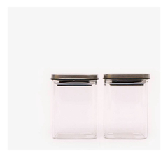 Especiero Condimentero Frasco Vidrio Tapa Acero S Pettish - tienda online
