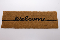Alfombra Felpudo De Coco Antideslizante Rectangular 75cm x 25cm Frases - tienda online