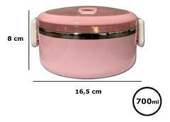Lunchera Vianda Termica Hermetica Redonda Pettish Online - Pettish Bazar