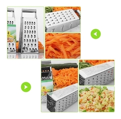 Rallador De Queso Manual 4 Caras Acero Inox. Pettish Online