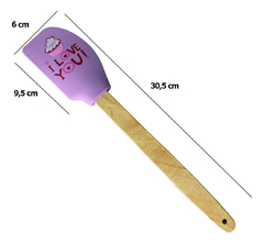 Espatula Silicona Reposteria Cocina Colores Pettish Online - Pettish Bazar