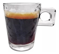 Imagen de Taza Jarro Cafe Te Vidrio Mug Diseño Hanoi 80cc X12 Pettish