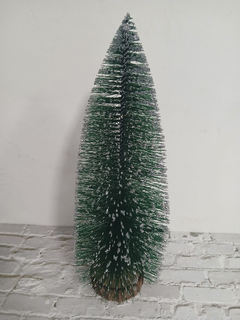 Imagen de Arbol De Navidad Pino Con Puntas Brillantes Base Madera Deco