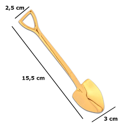 Cuchara Pala Cucharita Te Cafe Acero Dorado Pettish Online - comprar online