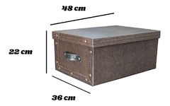 Caja Baulera Organizadora Grande Jean Pettish Online - comprar online