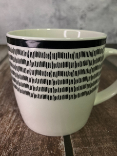 Taza Recta Jarro Mug Vintage 320ml Cafe Te Ceramica - comprar online