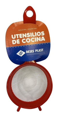 Colador Mango Plastico 10 Cm Colores Malla - comprar online