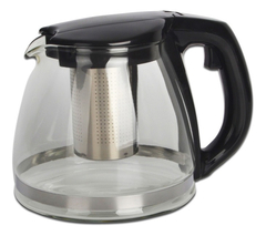 Imagen de Tetera Vidrio Infusor Acero Inoxidable Pettish Online