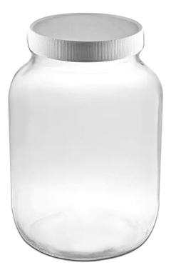 Frasco Tarro Vidrio Conservas Tapa 3000cc 3 Litros X4 Uni