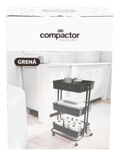 Carro Organizador Multiuso Canastos 3 Niveles Ruedas Pettish - tienda online