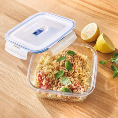 Contenedor Luminarc Purebox Vidrio Templado 1,22lt - tienda online