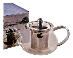 Tetera De Vidrio Infusor Filtro Acero Inox. Pettish Online - Pettish Bazar