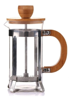 Cafetera Embolo Metal Bambu Cuchara 600ml Pettish Online