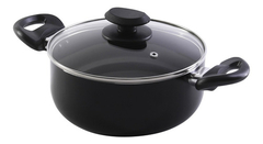 Cacerola Asas Olla Roswell Teflon Tapa Vidrio 24cm en internet