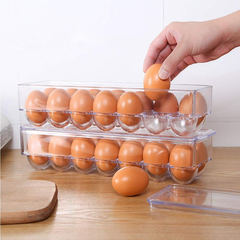 Porta Huevos Huevera Acrilico Con Tapa x14 en internet