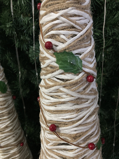 Arbol Adorno Pino Deco Navidad Con Muerdago Frutos - Pettish Bazar