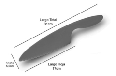 Cuchillo Plastico Vegetales Dentado Colores Pettish Online - Pettish Bazar