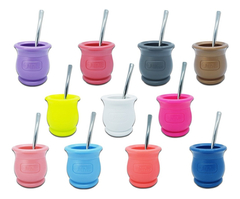 Mate Urbano Topico Colores Con Bombilla Pettish Online - comprar online