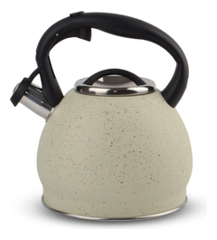 Pava Silbadora Acero Inoxidable 3 Litros Mango Negro - tienda online