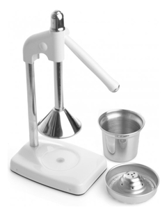 Juguera Exprimidora Manual Acero Inoxidable Home Concept Color Blanco - comprar online