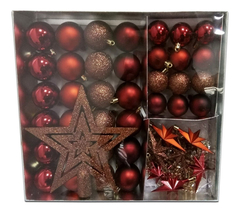 Set Adornos Arbol De Navidad Fiestas Bolas Puntal Pettish en internet